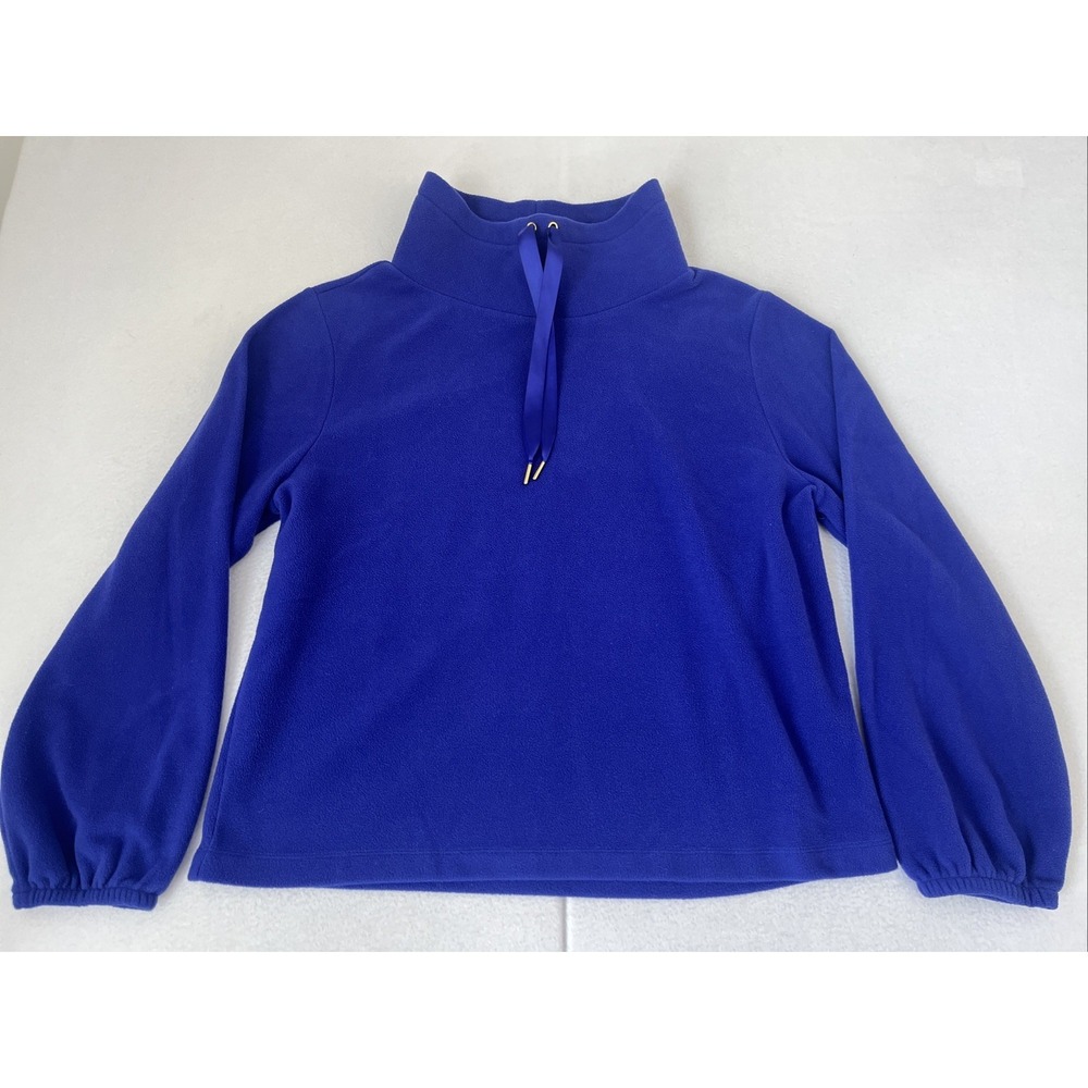 Dudley Stephens Tahoe Turtleneck Vello Fleece in Royal Blue Size XXL